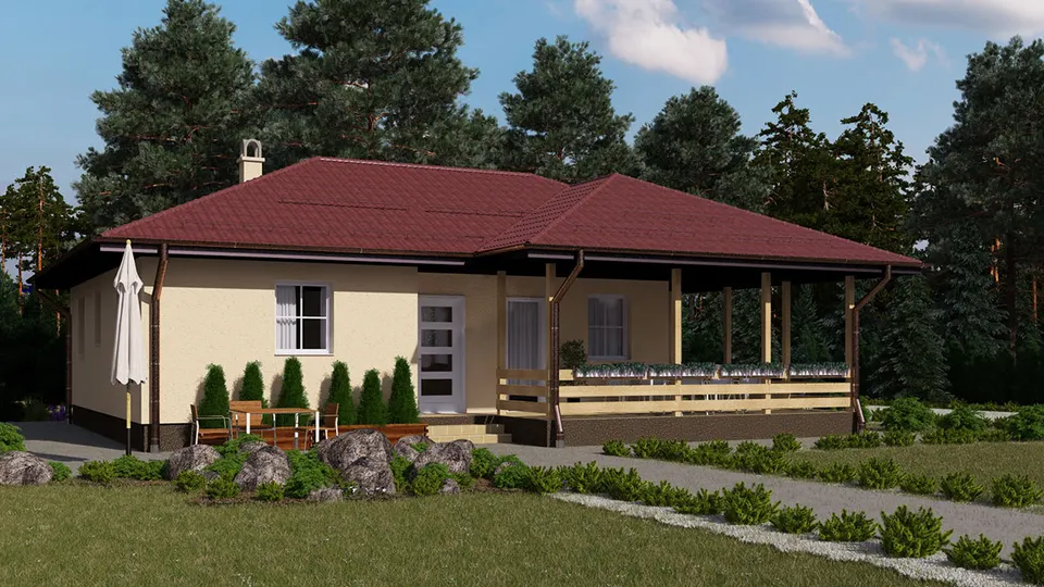 Montažna kuća Tip 125HIR, 125 m², Eko Kuća
