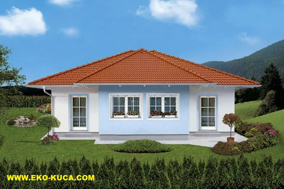 Montažna kuća Tip 127HH, 127 m², Eko Kuća