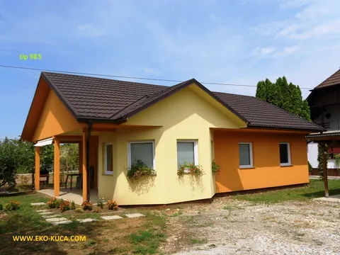 Montažna kuća Tip 98S, 98 m², Eko Kuća