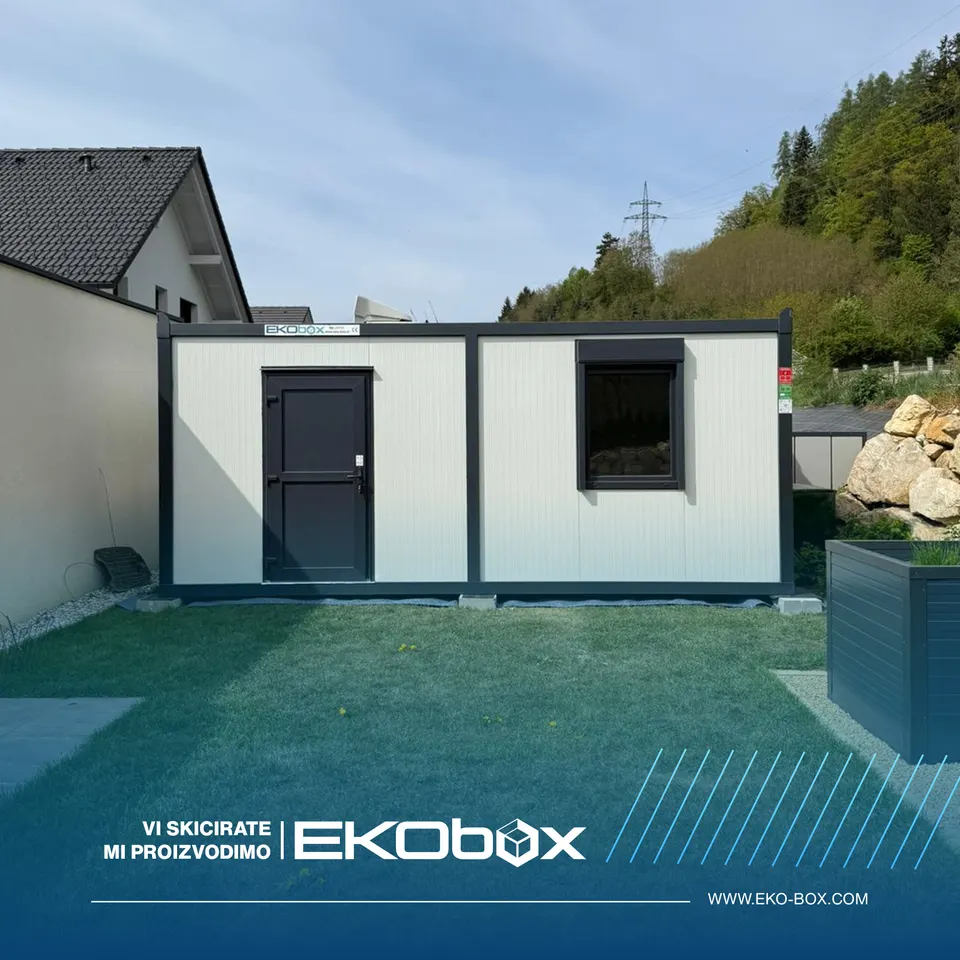 Montažna kuća Građevinski kontejner, 15 m², EKOBOX