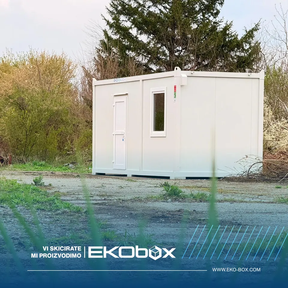 Montažna kuća Građevinski kontejner, 15 m², EKOBOX
