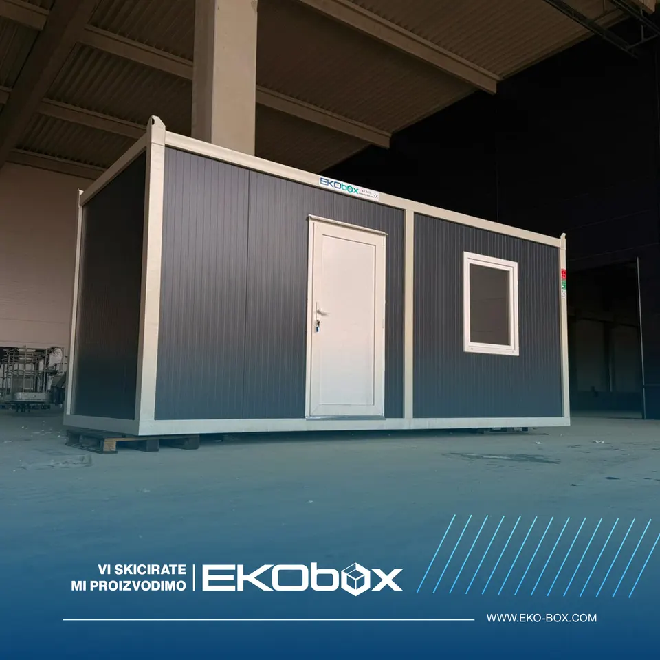 Montažna kuća Građevinski kontejner, 15 m², EKOBOX