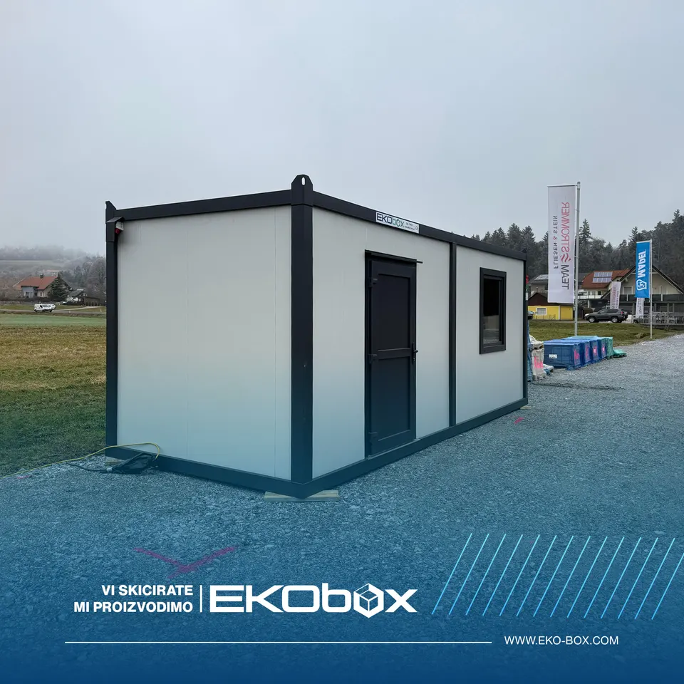 Montažna kuća Građevinski kontejner, 15 m², EKOBOX