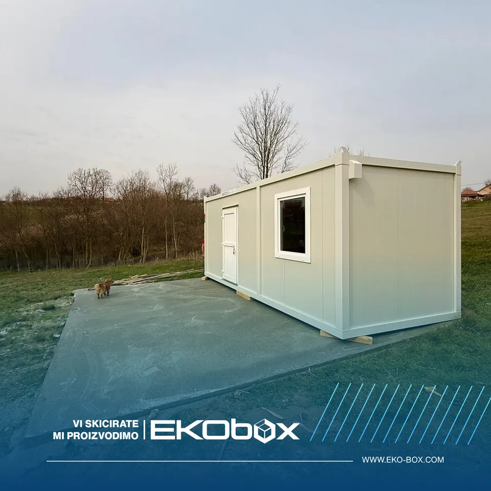 Montažna kuća Građevinski kontejner, 15 m², EKOBOX