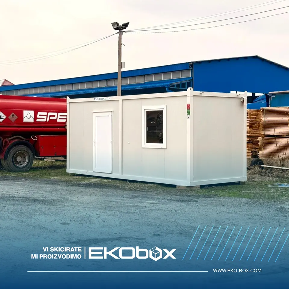 Montažna kuća Građevinski kontejner, 15 m², EKOBOX