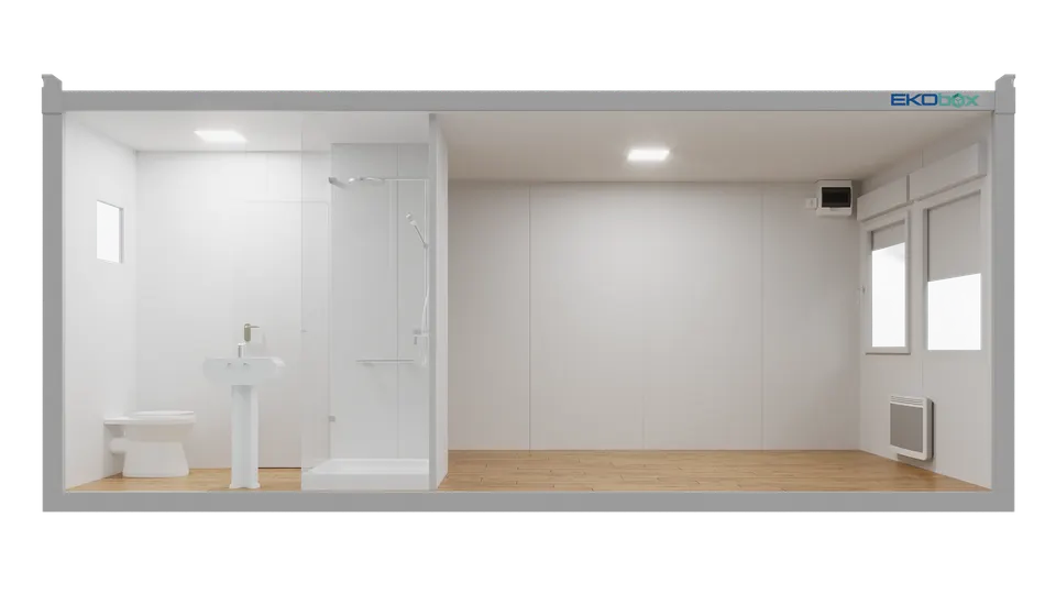 Montažna kuća Станбен контејнер / куќиште, 14 m², EKOBOX