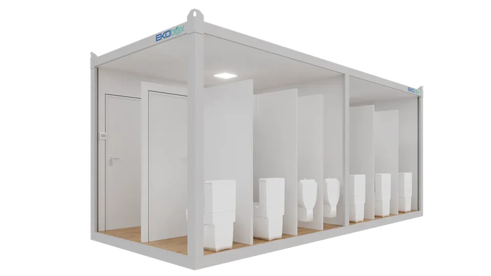 Монтажна куќа Sanitarni kontejner, 12 m², EKOBOX