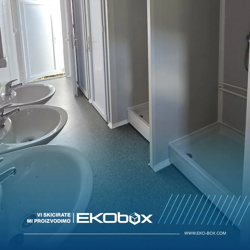 Монтажна куќа Sanitarni kontejner, 12 m², EKOBOX