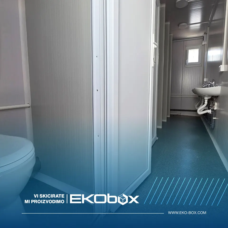 Монтажна куќа Sanitarni kontejner, 12 m², EKOBOX