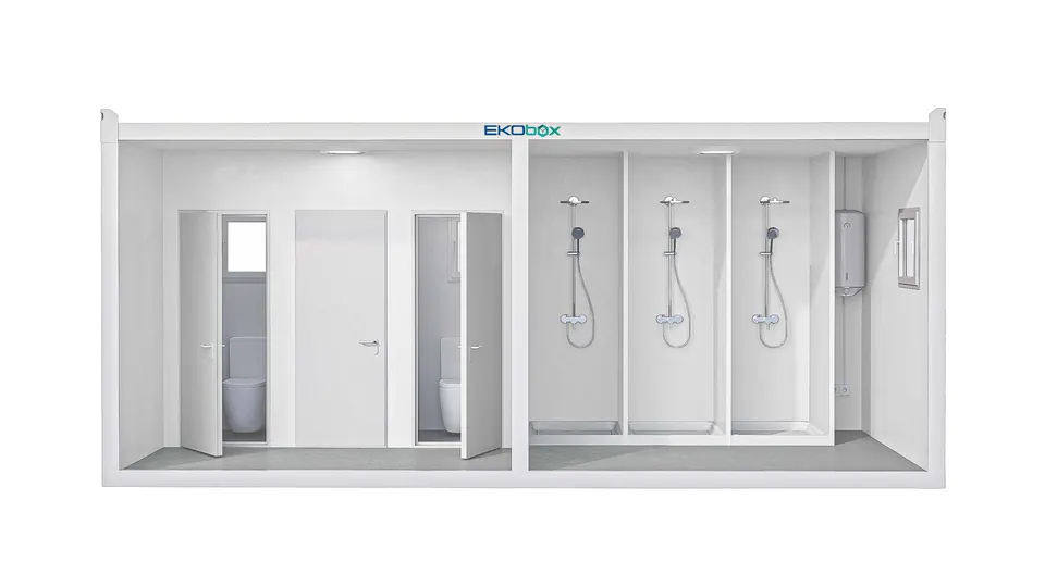 Монтажна куќа Sanitarni kontejner, 12 m², EKOBOX