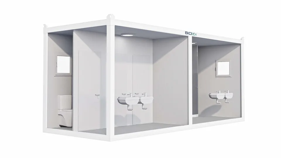 Монтажна куќа Sanitarni kontejner, 12 m², EKOBOX