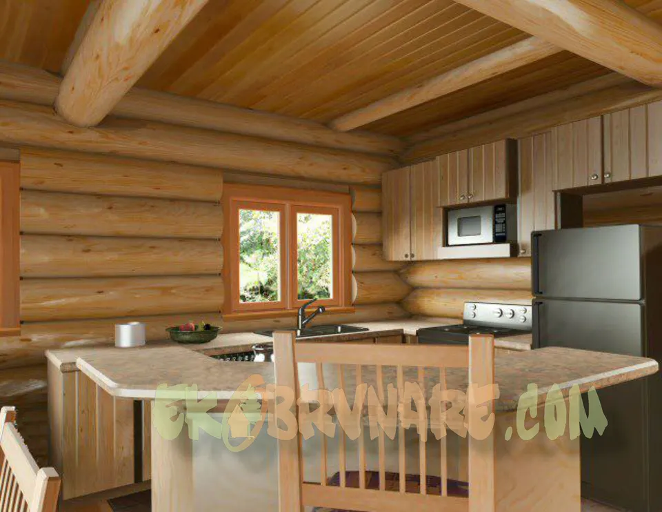 Montažna kuća Brvnara EBB01, 60 m², Ekobrvnare