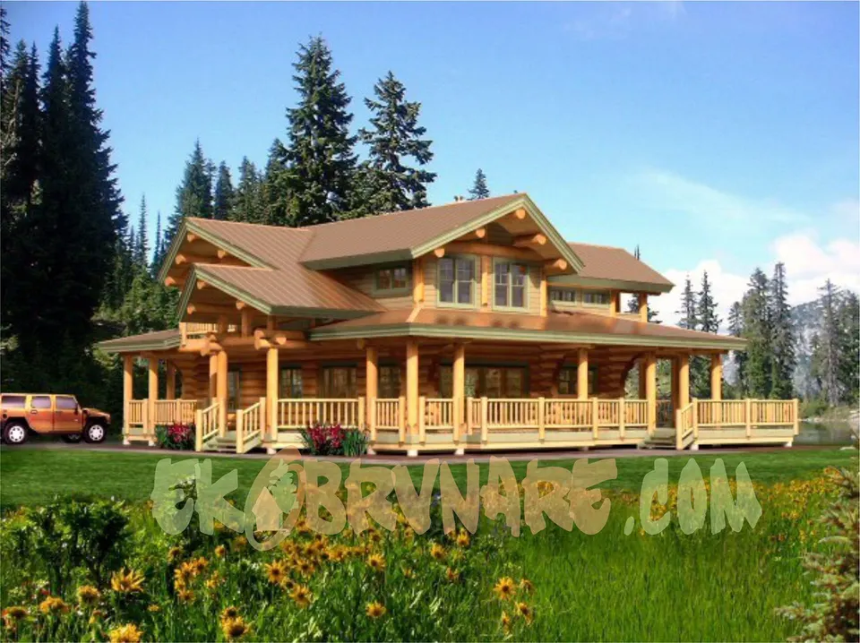Osnova: Ekobrvnare Brvnara EBB13, 60 m²