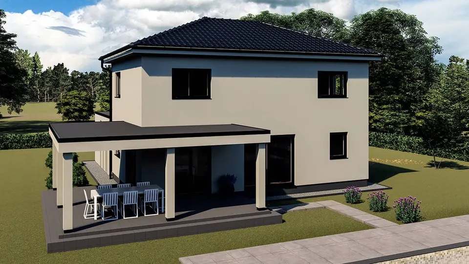 Montažna kuća Katalog katnice, 140 m², FLEX-Fertighaus
