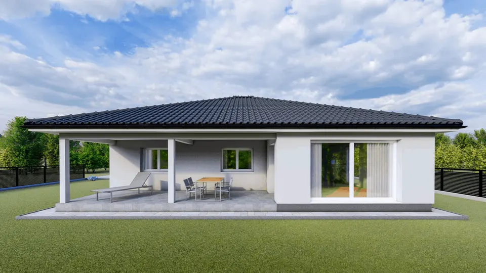 Montažna kuća Katalog prizemnice, 100 m², FLEX-Fertighaus