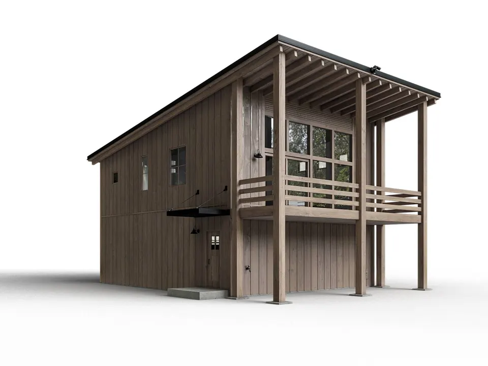 Montažna kuća A-Frame Addon, 76 m², Forest Work
