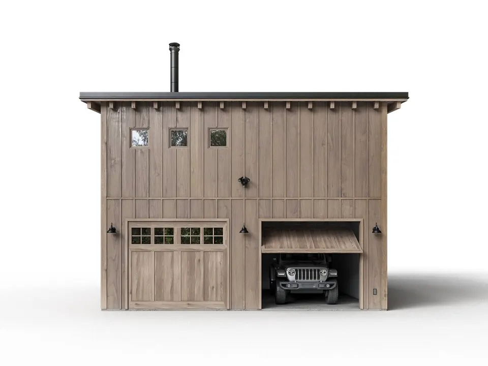 Montažna kuća A-Frame Addon, 76 m², Forest Work