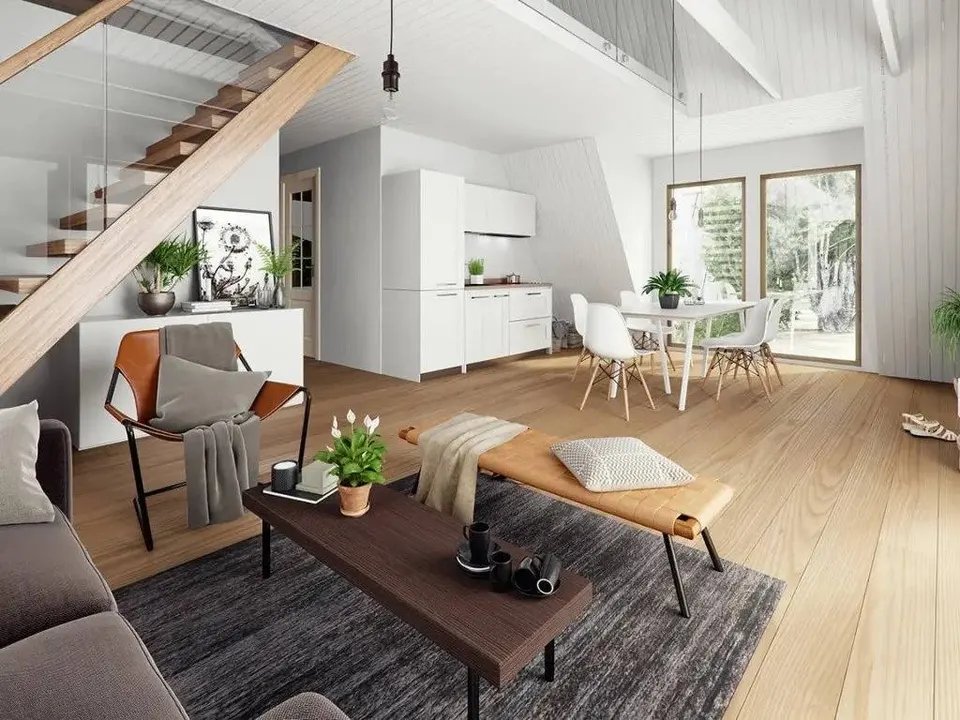 Montažna kuća A-Frame Hol, 65 m², Forest Work