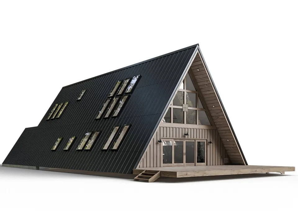 Montažna kuća A-Frame Plus, 193 m², Forest Work