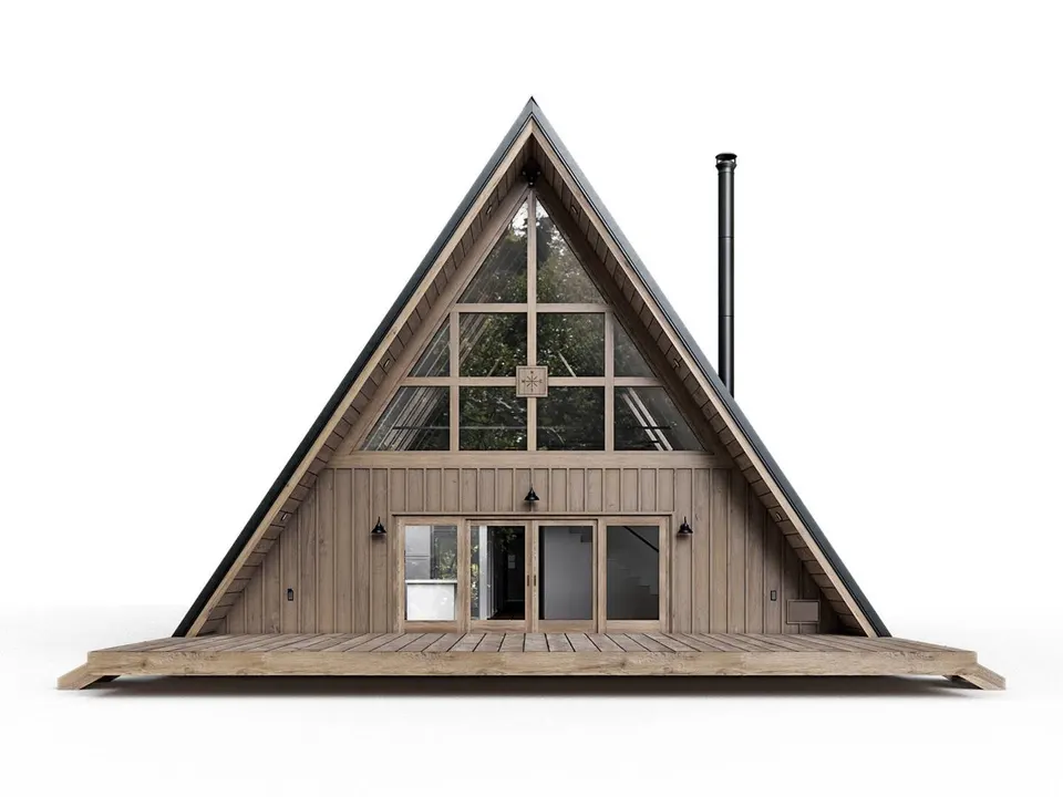 Montažna kuća A-Frame Plus, 193 m², Forest Work
