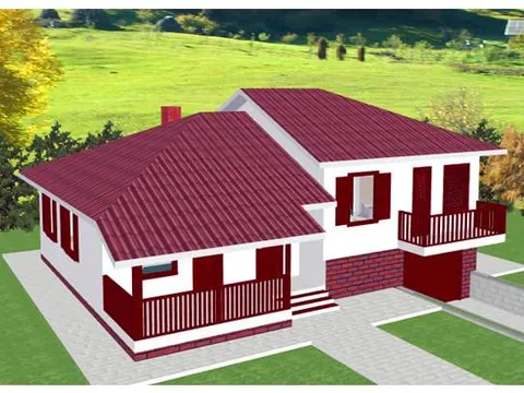 Montažna kuća ST-101, 111 m², Forest Work