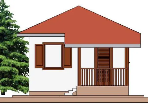 Montažna kuća ST-27, 32 m², Forest Work