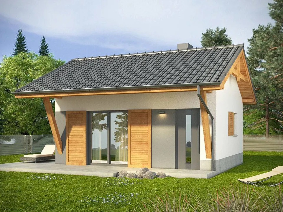 Montažna kuća ST-35, 40 m², Forest Work
