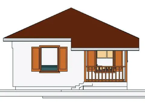 Montažna kuća ST-40, 45 m², Forest Work