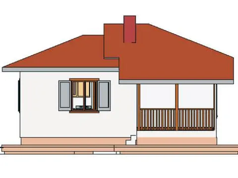 Montažna kuća ST-44a, 49 m², Forest Work
