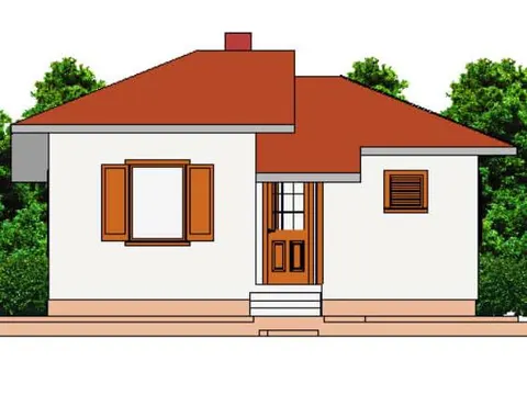 Montažna kuća ST-44a, 49 m², Forest Work