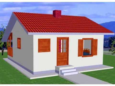 Montažna kuća ST-44b, 50 m², Forest Work