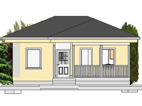Montažna kuća ST-57, 63 m², Forest Work