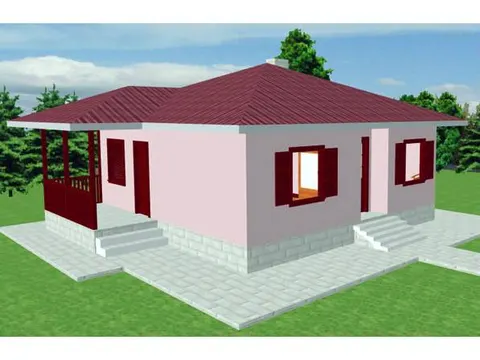 Montažna kuća ST-59, 65 m², Forest Work