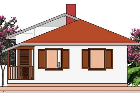Montažna kuća ST-66, 72 m², Forest Work