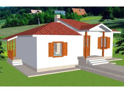 Montažna kuća ST-68, 76 m², Forest Work