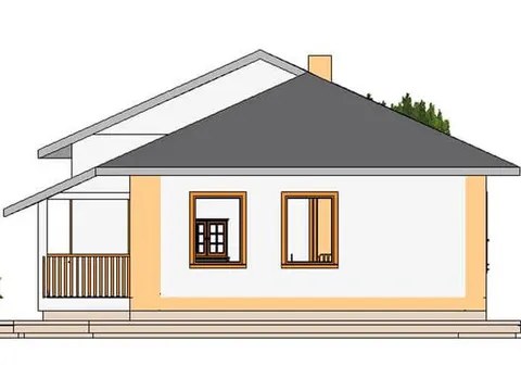 Montažna kuća ST-81, 92 m², Forest Work
