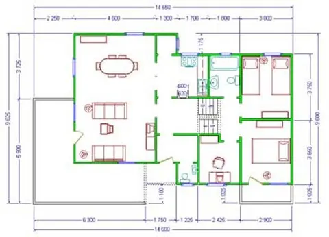Montažna kuća Tip G-105, 105 m², Giga House