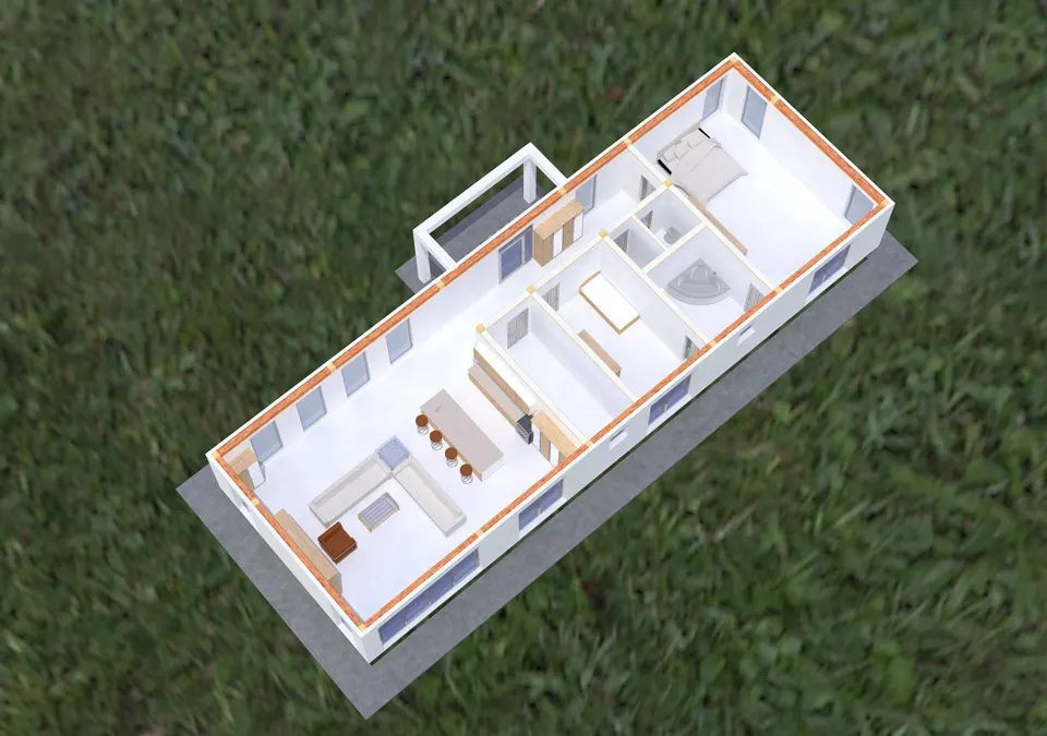Montažna kuća Tip G-177, 177 m², Giga House