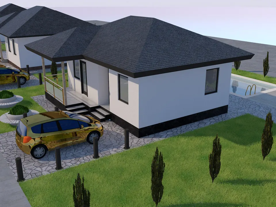 Montažna kuća Tip G-82, 82 m², Giga House