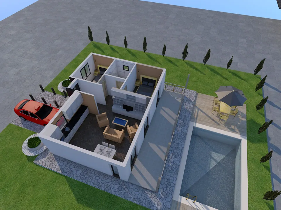 Montažna kuća Tip G-88, 88 m², Giga House