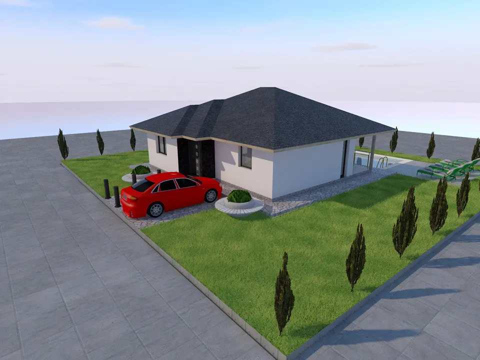 Montažna kuća Tip G-88, 88 m², Giga House