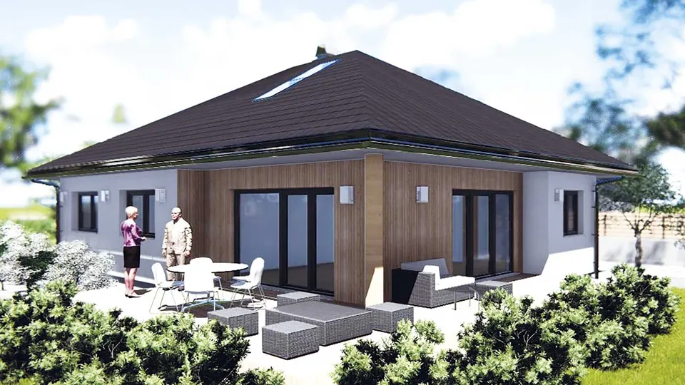 Montažna kuća Hiša Ana, 120 m², G.M. Hiše