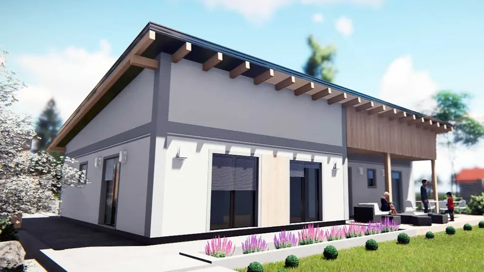 Montažna hiša Hiša Eva, 120 m², G.M. Hiše