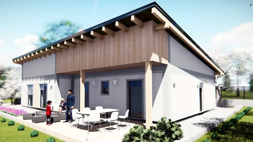 Montažna kuća Hiša Eva, 120 m², G.M. Hiše