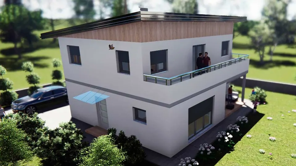 Montažna kuća Hiša Lea, 120 m², G.M. Hiše
