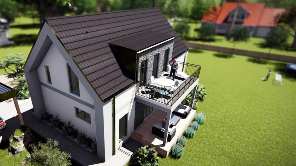 Montažna kuća Hiša Luna, 120 m², G.M. Hiše