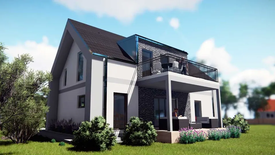 Montažna kuća Hiša Luna, 120 m², G.M. Hiše