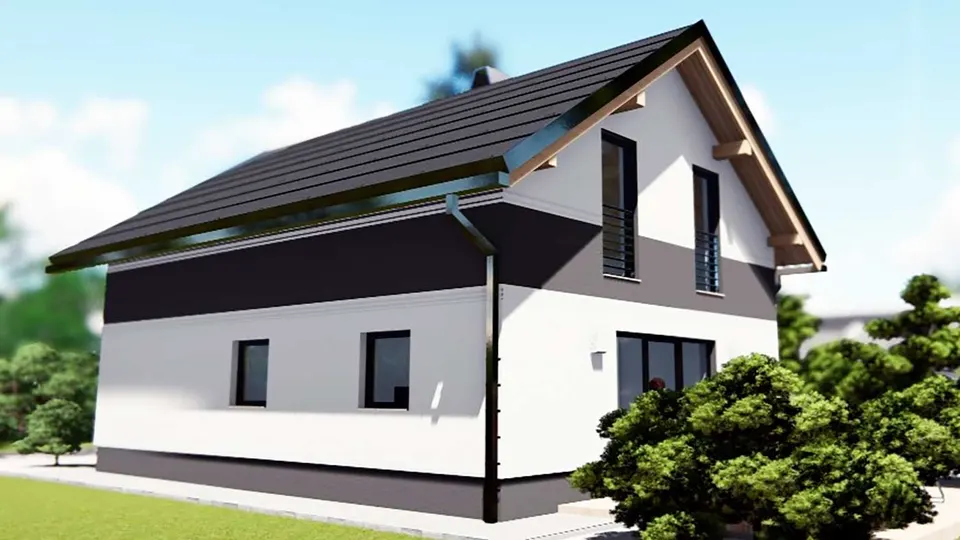 Montažna hiša Hiša Patricija, 120 m², G.M. Hiše