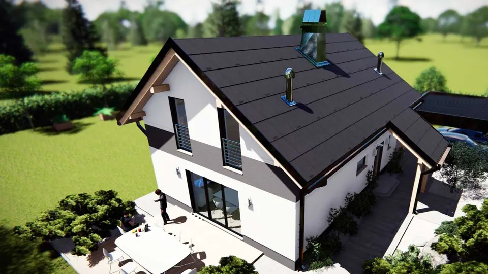 Montažna kuća Hiša Patricija, 120 m², G.M. Hiše