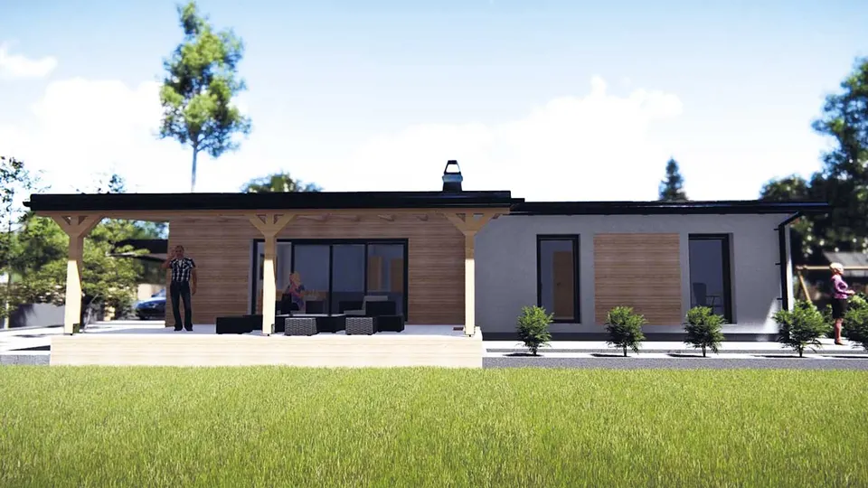 Montažna kuća Hiša Tamara, 120 m², G.M. Hiše
